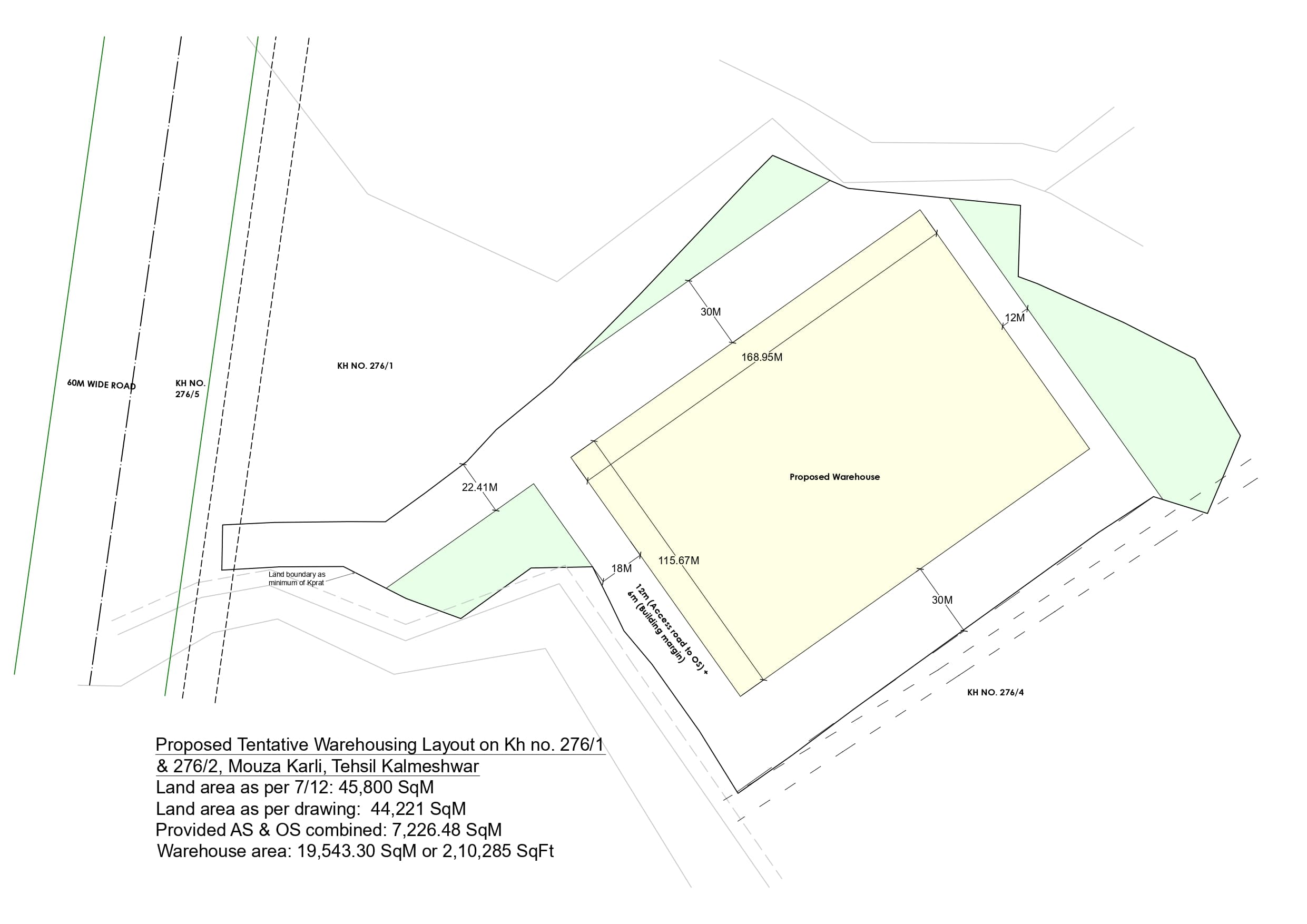 Warehouse floor plan and layout