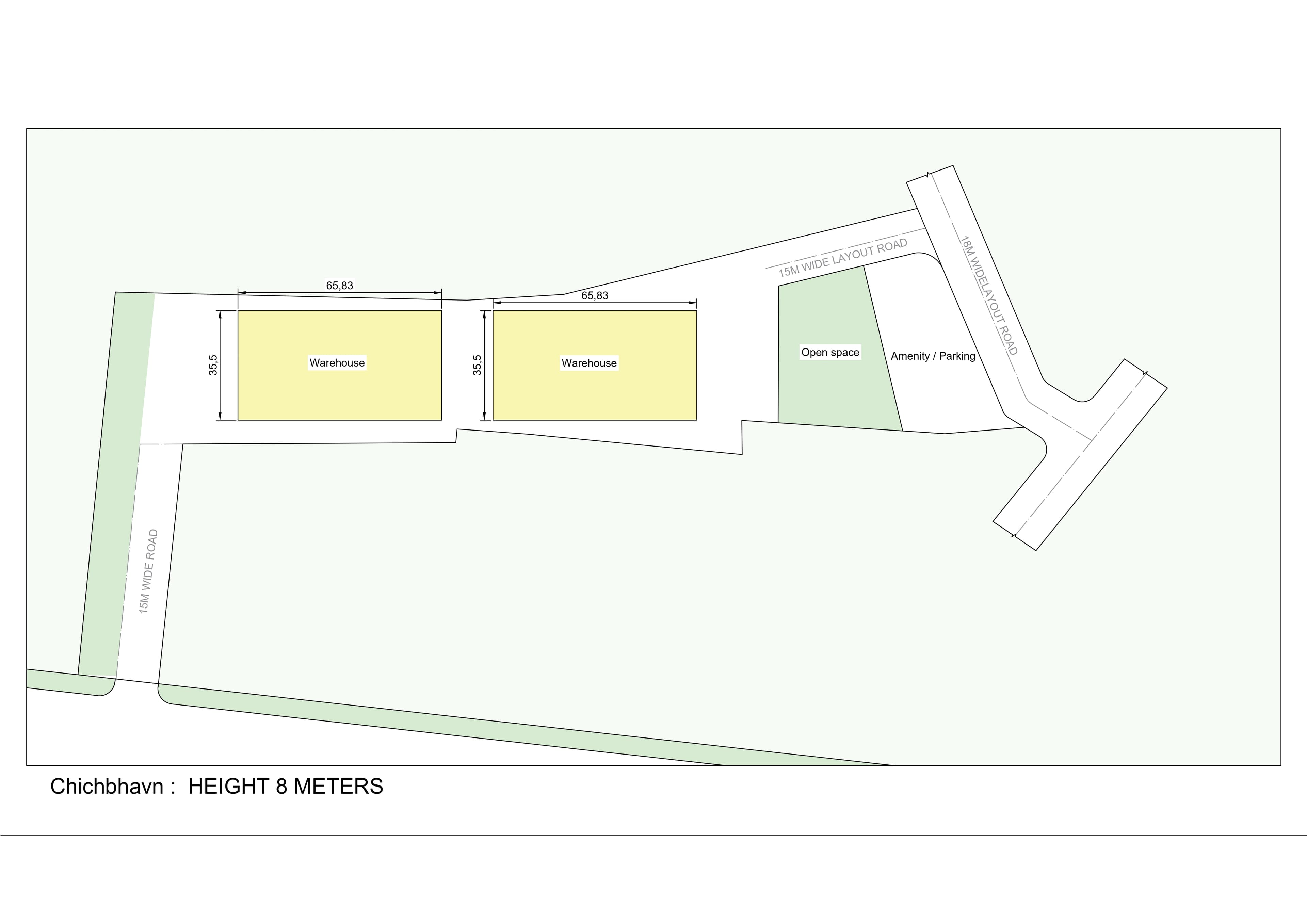 Warehouse floor plan and layout
