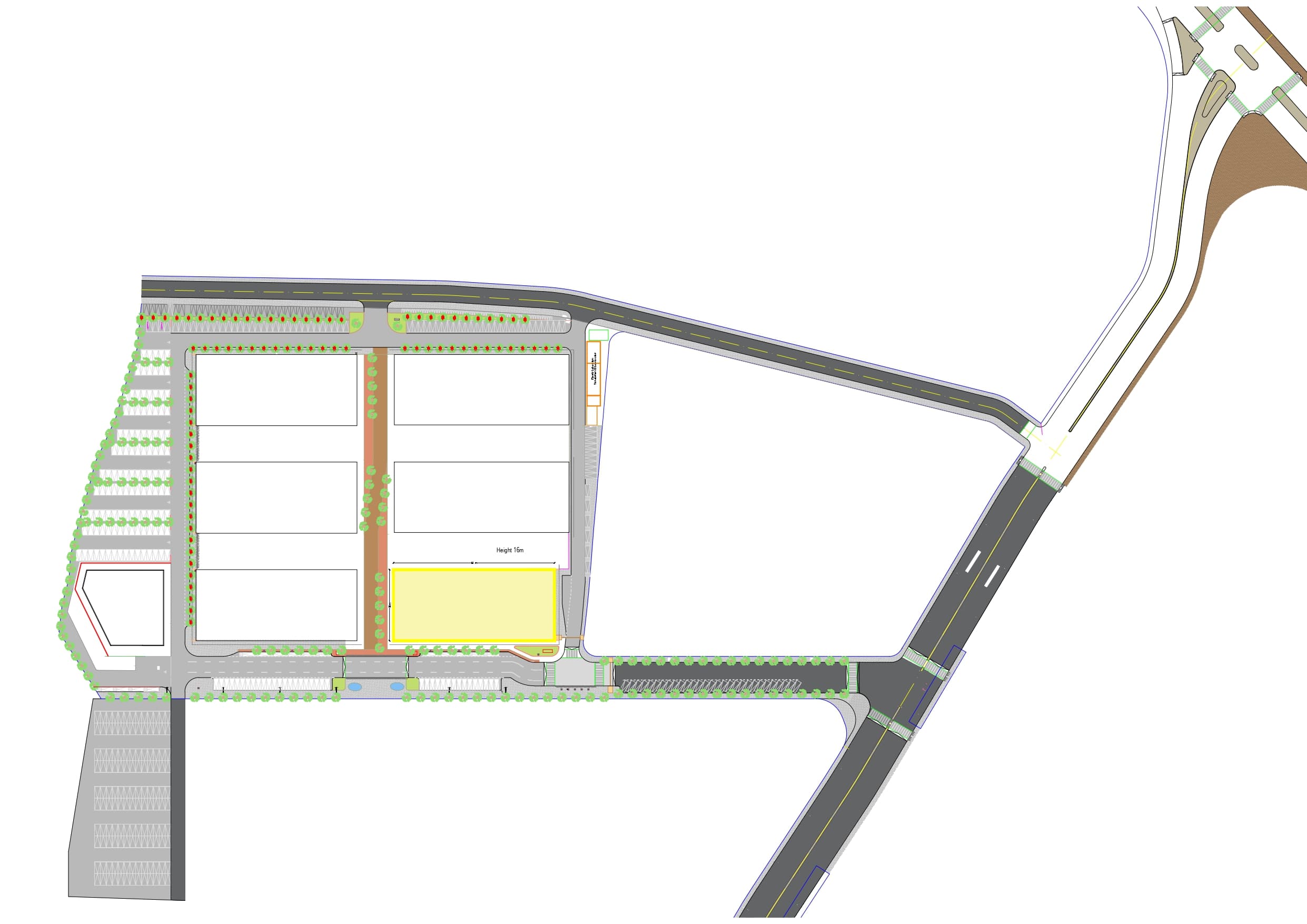 Warehouse floor plan and layout