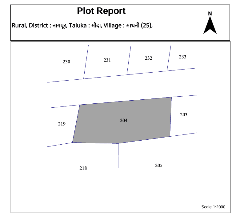 Mathani Warehouse Khasra Plot Report 1